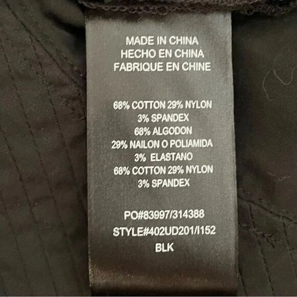 Bebe Black Puff Sleeves Silver Button Down Shirt SZ M - Picture 9 of 12